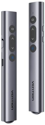 Bezprzewodowy wskaźnik do prezentacji Vention z zielonym laserem + przyciskami i wbudowanym akumulatorem - imagine 2