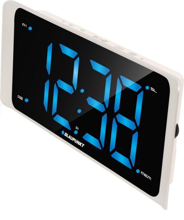 Blaupunkt CR16WH alarm clock Digital alarm clock Black  White - imagine 2