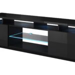 RTV cabinet EVA 180x40x56 black glossy