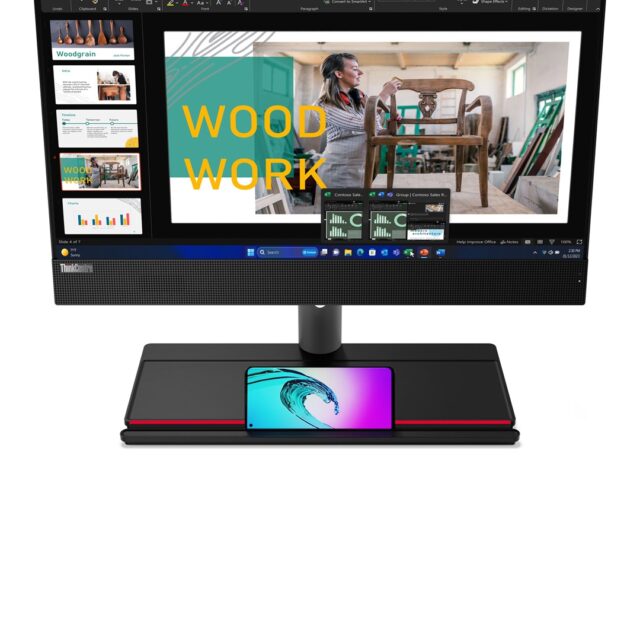 Lenovo ThinkCentre M90a Gen 5 Intel® Core™ i7 i7-14700 60.5 cm (23.8 ) 1920 x 1080 pixels Touchscreen All-in-One PC 16 GB DDR5-SDRAM 1 TB SSD Windows 11 Pro Wi-Fi 6E (802.11ax) Black - imagine 10