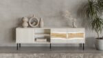 Cama INSERTO 3D1W TV cabinet 190x40x61.5 cashmere + LED - imagine 5