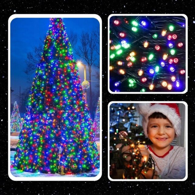 EXTRALINK LAMPKI CHOINKOWE ŚWIĄTECZNE 500LED ZEWNĘTRZNE WEWNĘTRZNE BIAŁE ZIMNE 32,7M - imagine 5