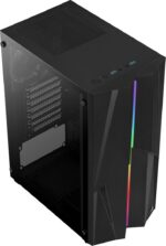 Computer case Aerocool Mecha Midi Tower Black - imagine 6
