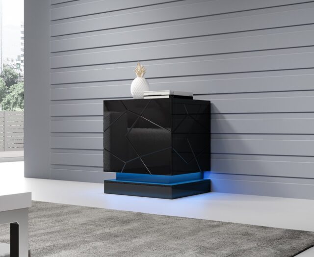 QIU bedside table lighting 2 pcs blue - imagine 5