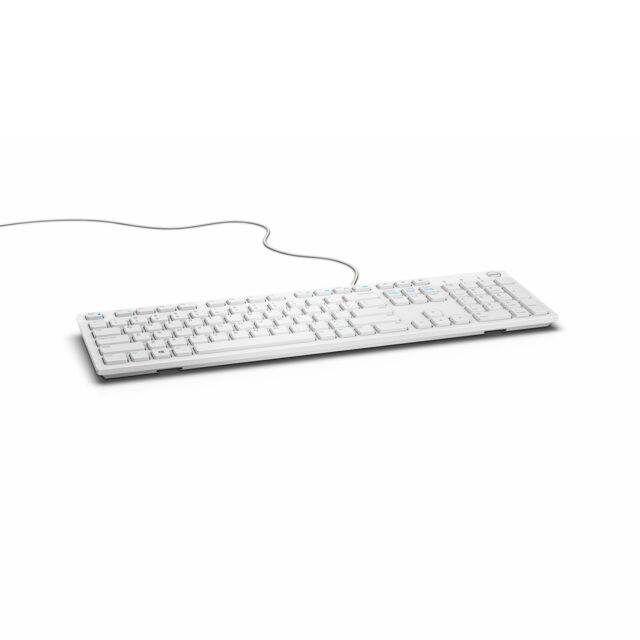 DELL KB216 keyboard USB QWERTY US International White - imagine 4