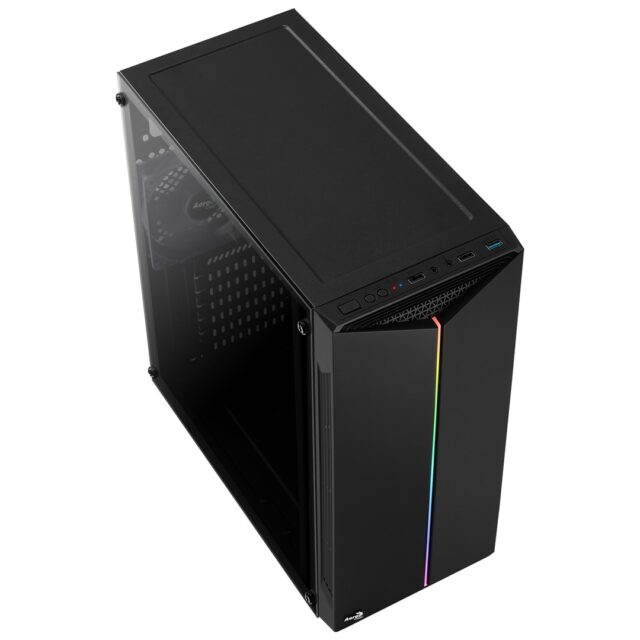 Aerocool Split Midi Tower Black - imagine 3