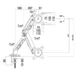 MACLEAN UCHWYT DO MONITORA CZARNY MC-860N - imagine 12