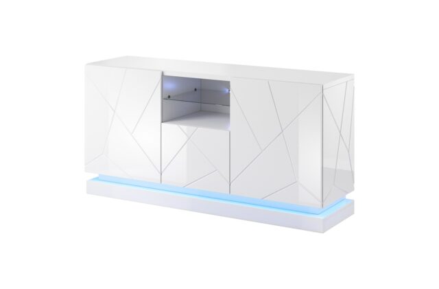 Lighting dresser QIU 2D1K blue - imagine 3