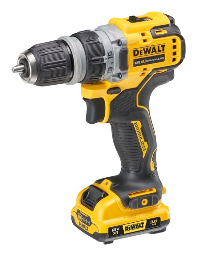DeWALT DCD703L2T-QW drill 1500 RPM Keyless 900 g Black  Yellow - imagine 3