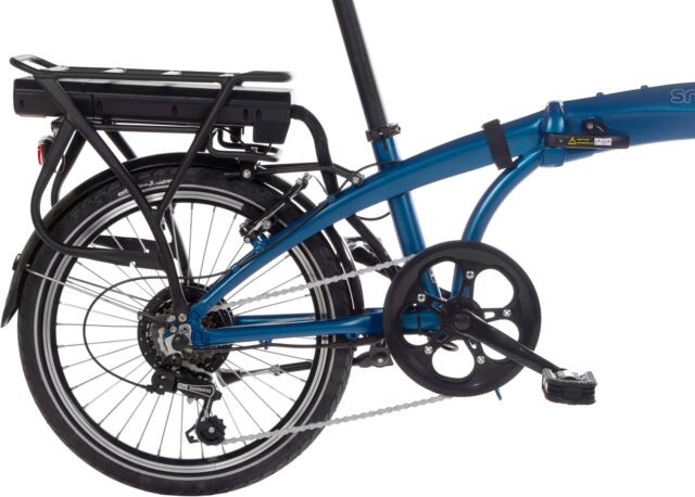 Snapp City-E folding electric bicycle  blue - imagine 9