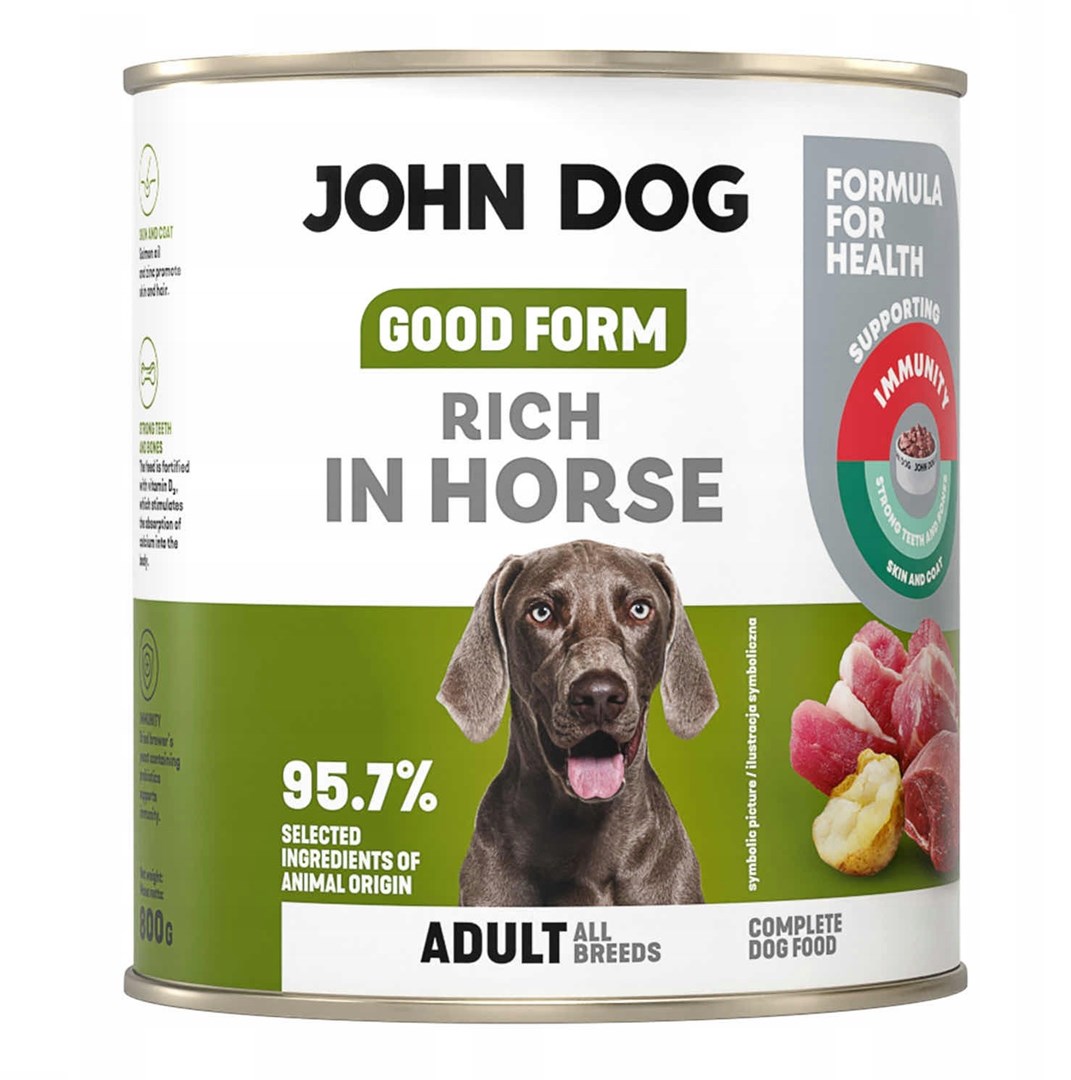 cps-724099e2377eb1e4ebf7dfedba4902be-2026-01-18-17-32-40 John Dog GOOD FORM DOROSŁY KONINĘ KARMA 800g - imagine 1