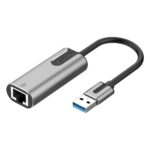 Vention USB 3.0-A to Gigabit Ethernet Adapter Gray 0.15M Aluminum Alloy Type