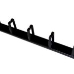 Alantec PK009 cable organizer Wall Cable holder Black 1 pc(s)