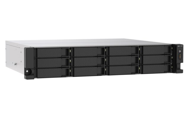 QNAP TS-1273AU-RP-8G NAS/storage server Rack (2U) Ryzen Embedded V1500B 8 GB DDR4 0 TB QNAP QTS Aluminium  Black - imagine 4