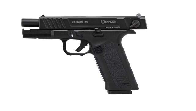 Air rifle pistol Ranger GL18 Full Auto Blowback Kal.4.5 BBS 18-shots KWC - imagine 3