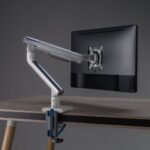 Desk mount for monitor LED/LCD 17-32  ART L-19GD gas assistance 2-9 kg 2x USB 3.0 White - imagine 10