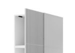 Wardrobe PAFOS 1D BASE 45x55 5x45 white matt