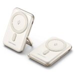 Bezprzewodowy magnetyczny powerbank Vention 20W PD 10000 mAh biały - imagine 2