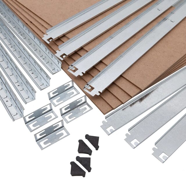 GREENBLUE GALVANIZED METAL STORAGE RACK GB378 - imagine 9