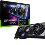 MSI GAMING GEFORCE RTX 5080 16G TRIO OC graphics card NVIDIA 16 GB GDDR7
