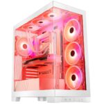 Modecom Volcano SPACE APEX ARGB MIDI Midi Tower White - imagine 28