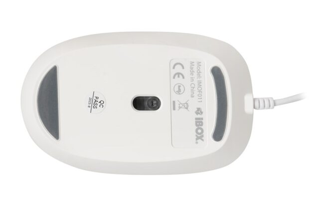 iBOX i011 Seagull wired optical mouse  white - imagine 3
