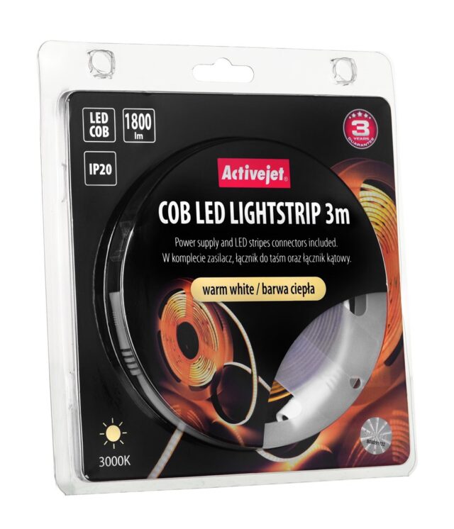Activejet AJE-COB 3m ciep strip light Universal strip light Indoor - imagine 10