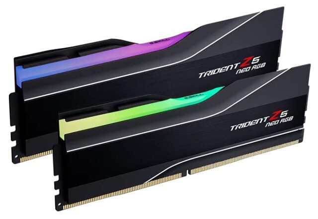 G.Skill Trident Z5 Neo RGB F5-6000J3444F64GX2-TZ5NR memory module 128 GB 2 x 64 GB DDR5 5600 MT/s - imagine 2