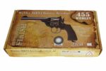 WEBLEY MKVI .455 Police cal.4.5 mm Diabolo cartridge 6-shot barrel 4’ CO2 Black Ekp to17J - imagine 8