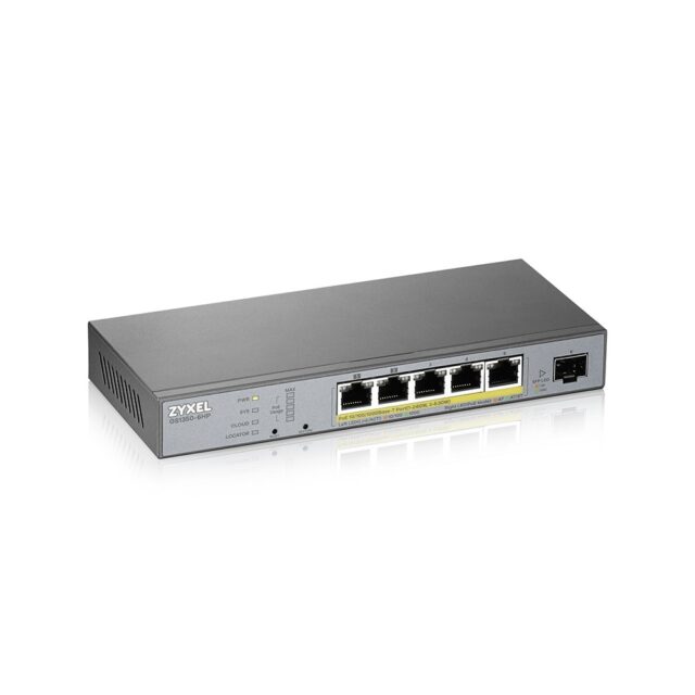 Zyxel GS1350-6HP-EU0101F network switch Managed L2 Gigabit Ethernet (10/100/1000) Power over Ethernet (PoE) Grey - imagine 7