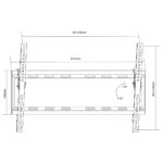 Maclean MC-605 TV Bracket Wall Holder Mount Monitor 32'' - 70  VESA Adjustable Universal 55kg