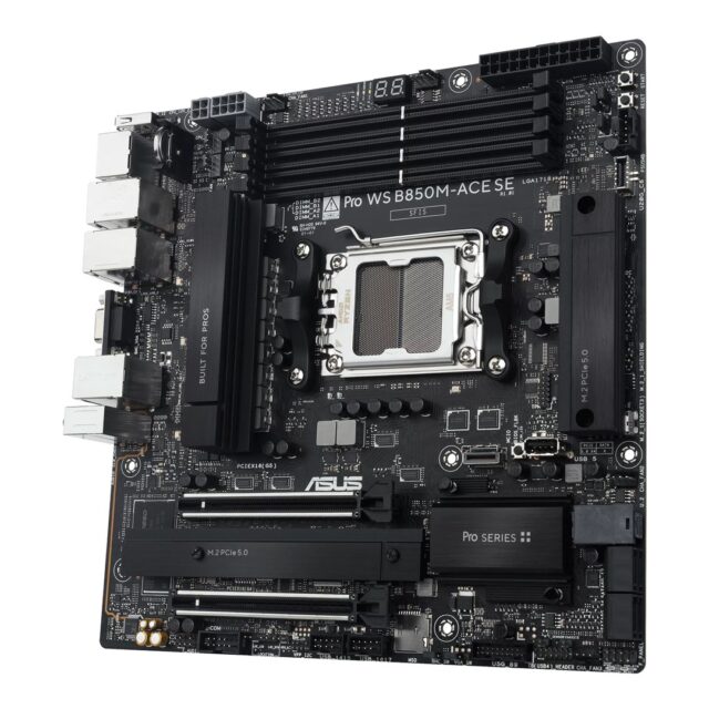 Asus PRO WS B850M-ACE SE AM5 AMD motherboard - imagine 5