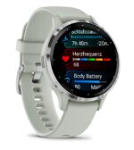 Garmin Venu 3S 3.05 cm (1.2 ) AMOLED 41 mm Digital 390 x 390 pixels Touchscreen Grey  Silver Wi-Fi GPS (satellite) - imagine 3