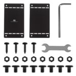 Maclean compact under-desk cable organizer  max load 5kg  black  MC-107 B - imagine 6