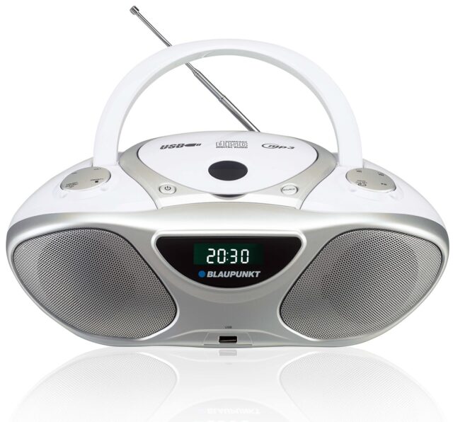 Blaupunkt BB14WH CD player CD recorder Silver  White - imagine 2
