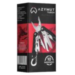 Multitool AZYMUT Turon - 10 tools + carabiner + belt pouch (H-P224108) - imagine 10