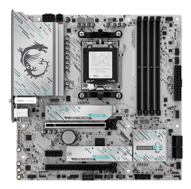 MSI B850M GAMING PLUS WIFI AMD B850 Socket AM5 micro ATX - imagine 2