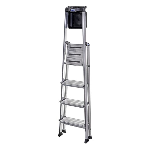 Krause Secury Folding ladder silver - imagine 17