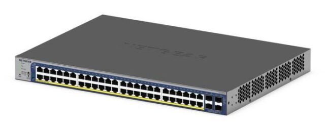 NETGEAR 52-Port PoE Gigabit/10G Stackable Smart Switch (GS752TXP) - imagine 3