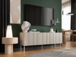 Cama RTV cabinet ISLA 150.5x40x60 cashmere matt - imagine 3