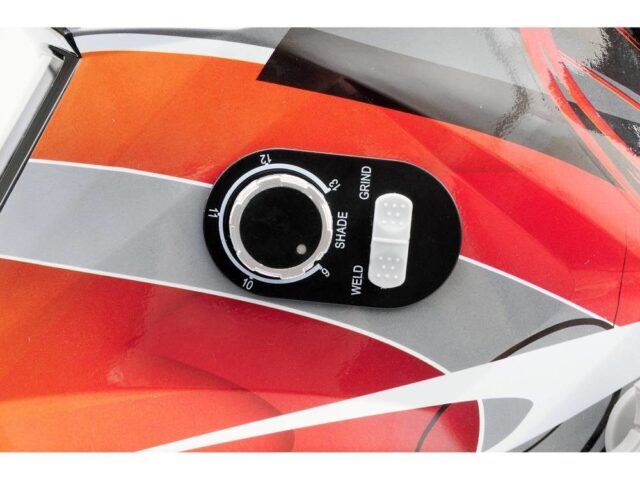 Yato YT-73921 welding mask/helmet Welding helmet with auto-darkening filter Black  Red  Silver - imagine 2