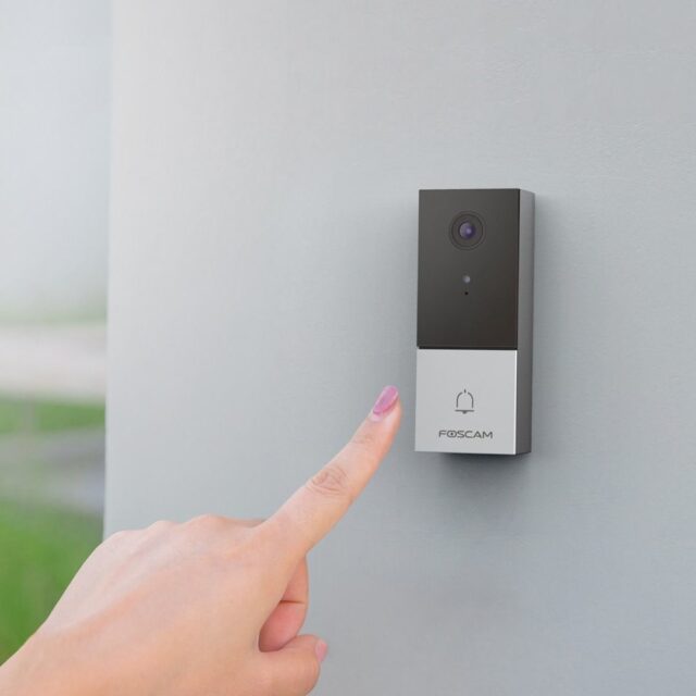 Foscam VD1 video intercom system 4 MP Black  Silver - imagine 4