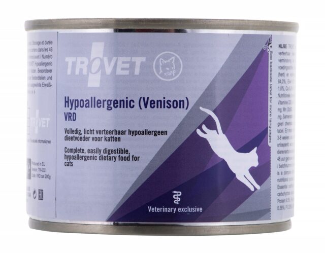 TROVET Hypoallergenic VRD with venison - wet cat food - 200g - imagine 3
