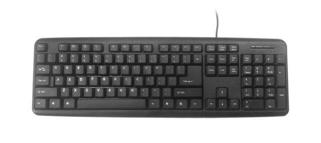 Gembird KB-U-103 keyboard USB US English Black - imagine 4
