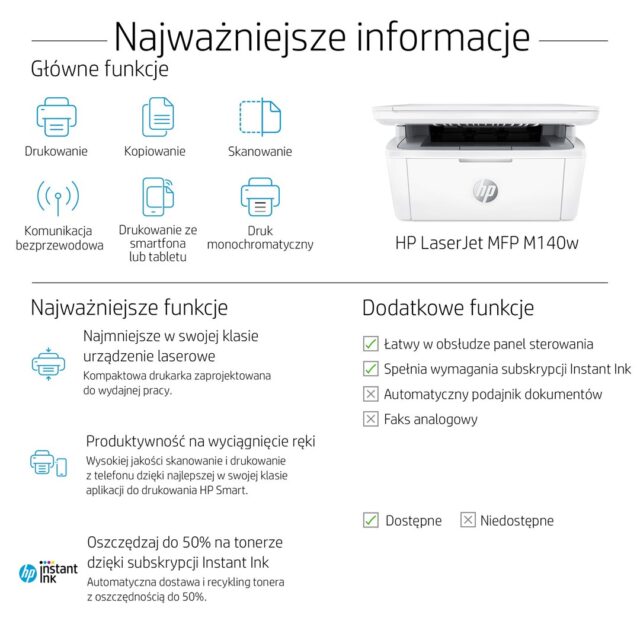 HP LaserJet MFP M140w Printer - imagine 5