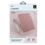 UNIQ Camden Bookcase iPad Air 10,9" (2020) peony pink Antimicrobial - imagine 9