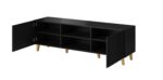 Cama RTV cabinet PAFOS 150x42x52 Black matt