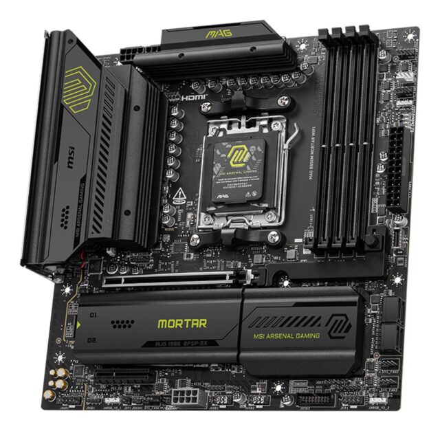 MSI MAG B850M MORTAR WIFI motherboard AMD B850 Socket AM5 micro ATX - imagine 3