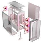 MODECOM Case VOLCANO EXPANSE T APEX ARGB MIDI White - imagine 11