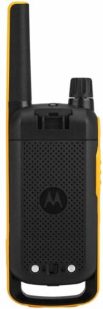 Motorola Talkabout T82 Extreme Quad Pack two-way radio 16 channels Black Orange - imagine 3
